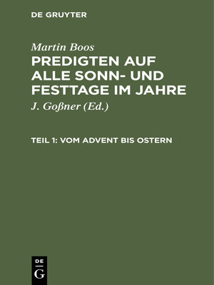 cover image of Vom Advent bis Ostern